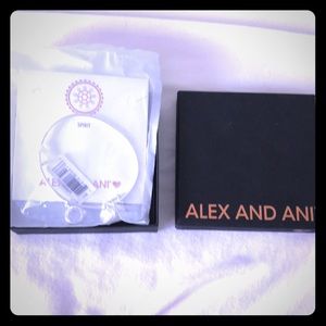 Brand new alex and ani april birthstone bangle